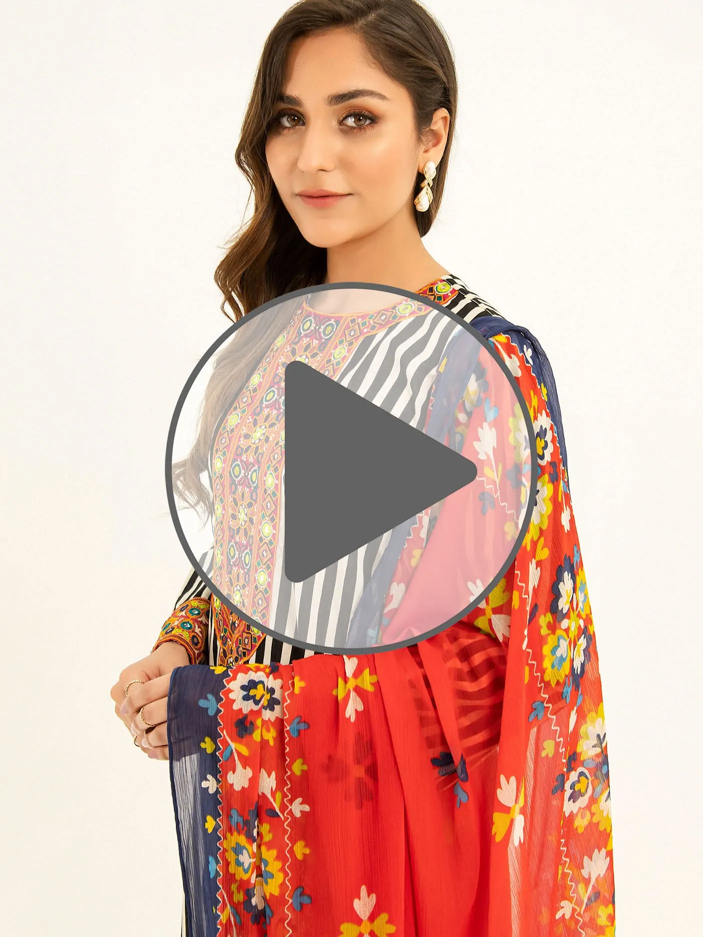 2 Piece Lawn Suit-Embroidered (Pret)