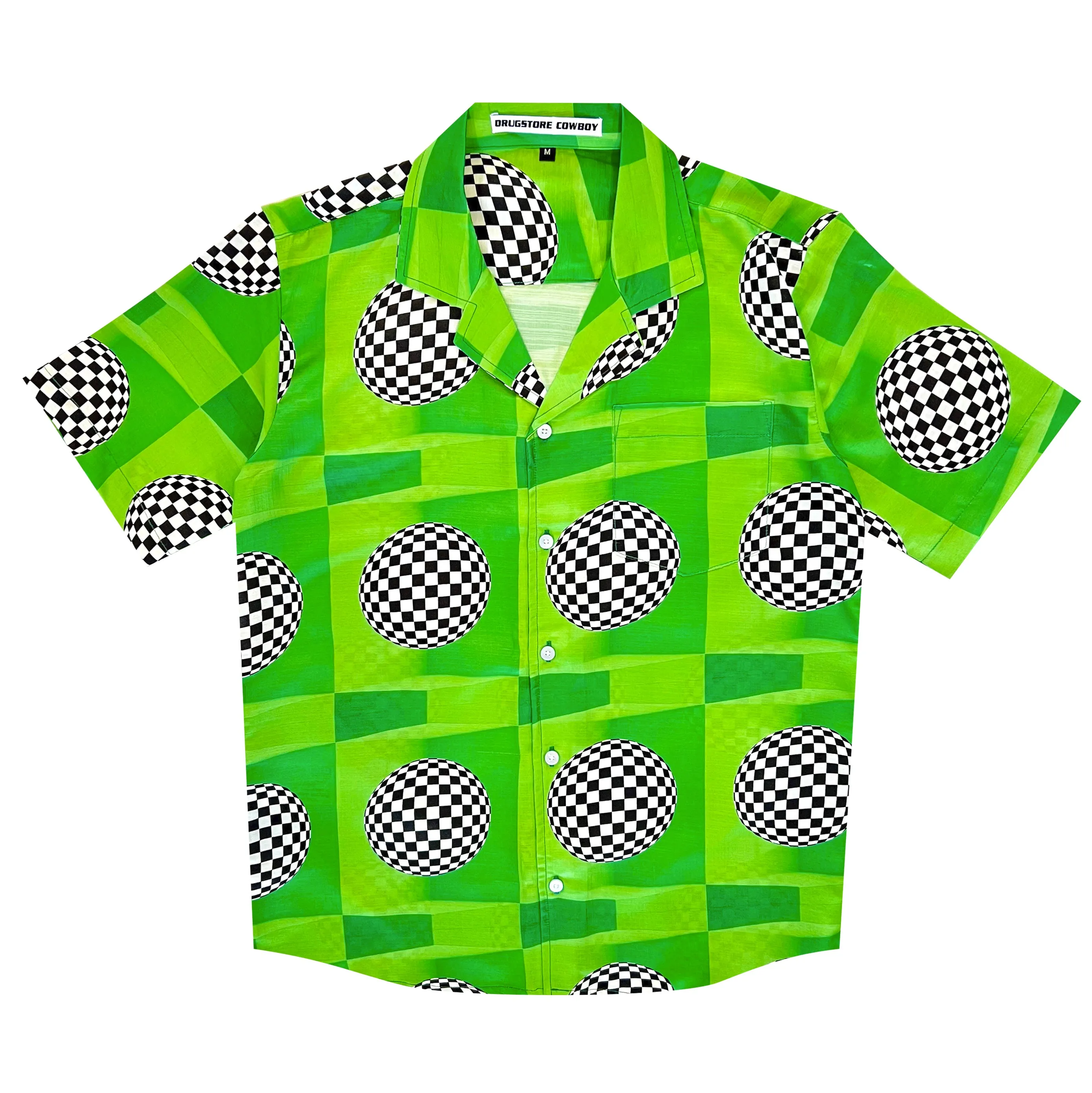 70s Disco Shirt Green