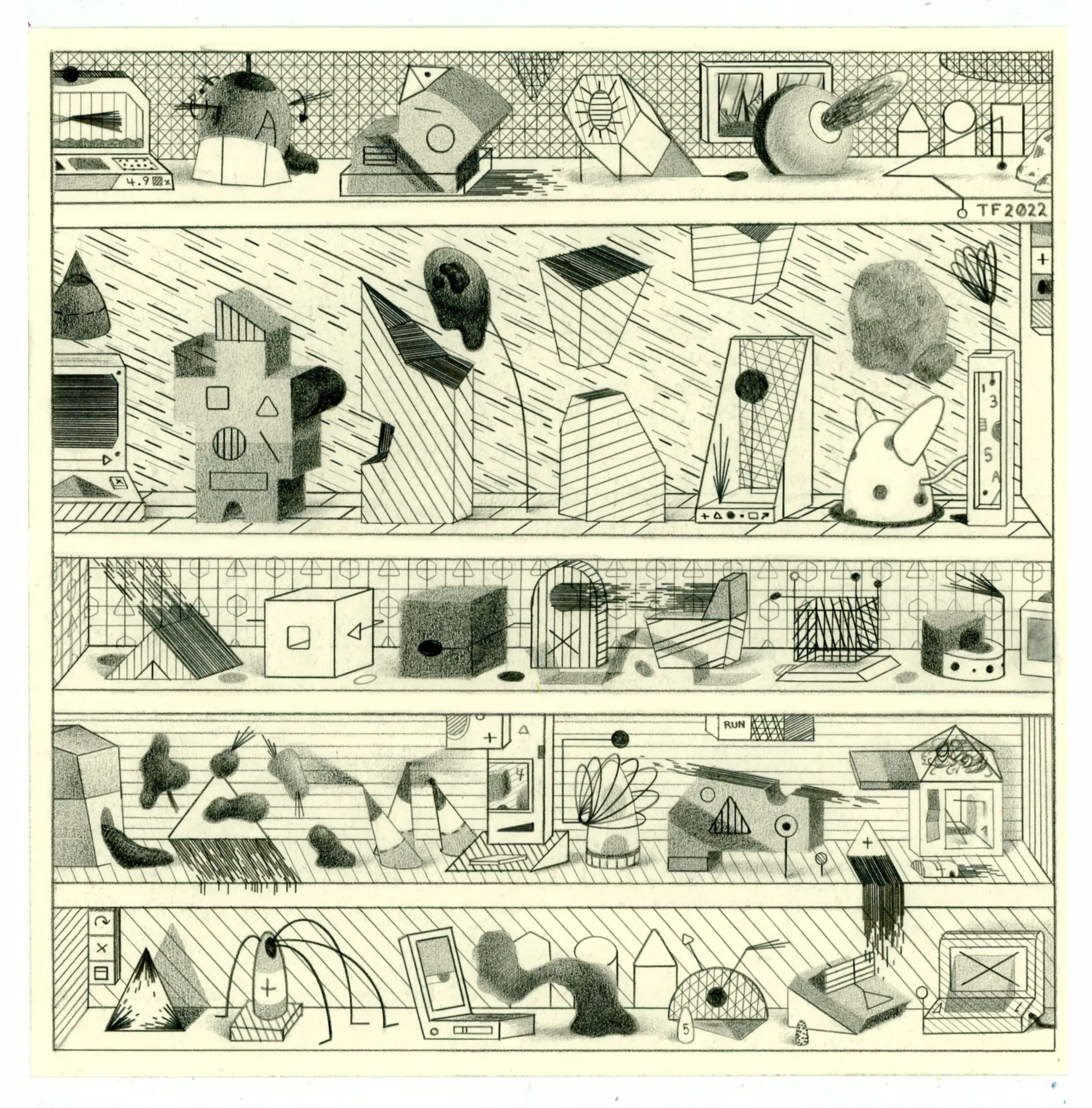 8 x 8 (2022) - #09 - Tim Furey - "Beta Particles"