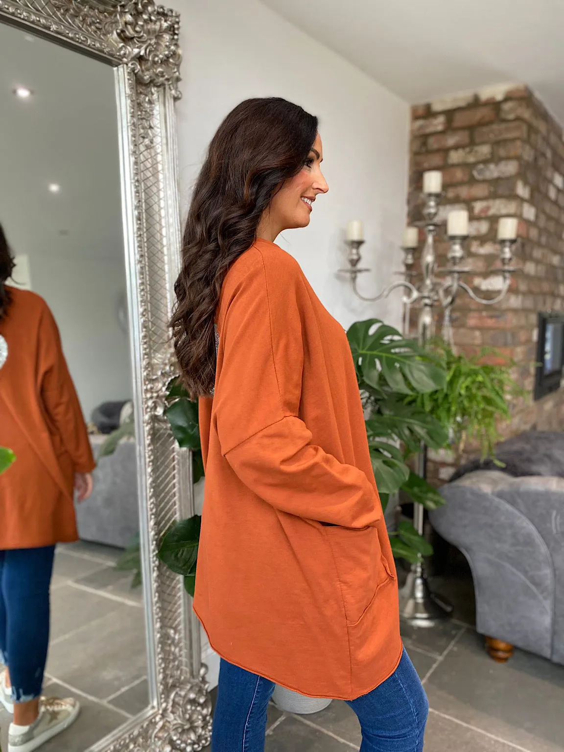 Back Detail Shimmer Heart Top Lori