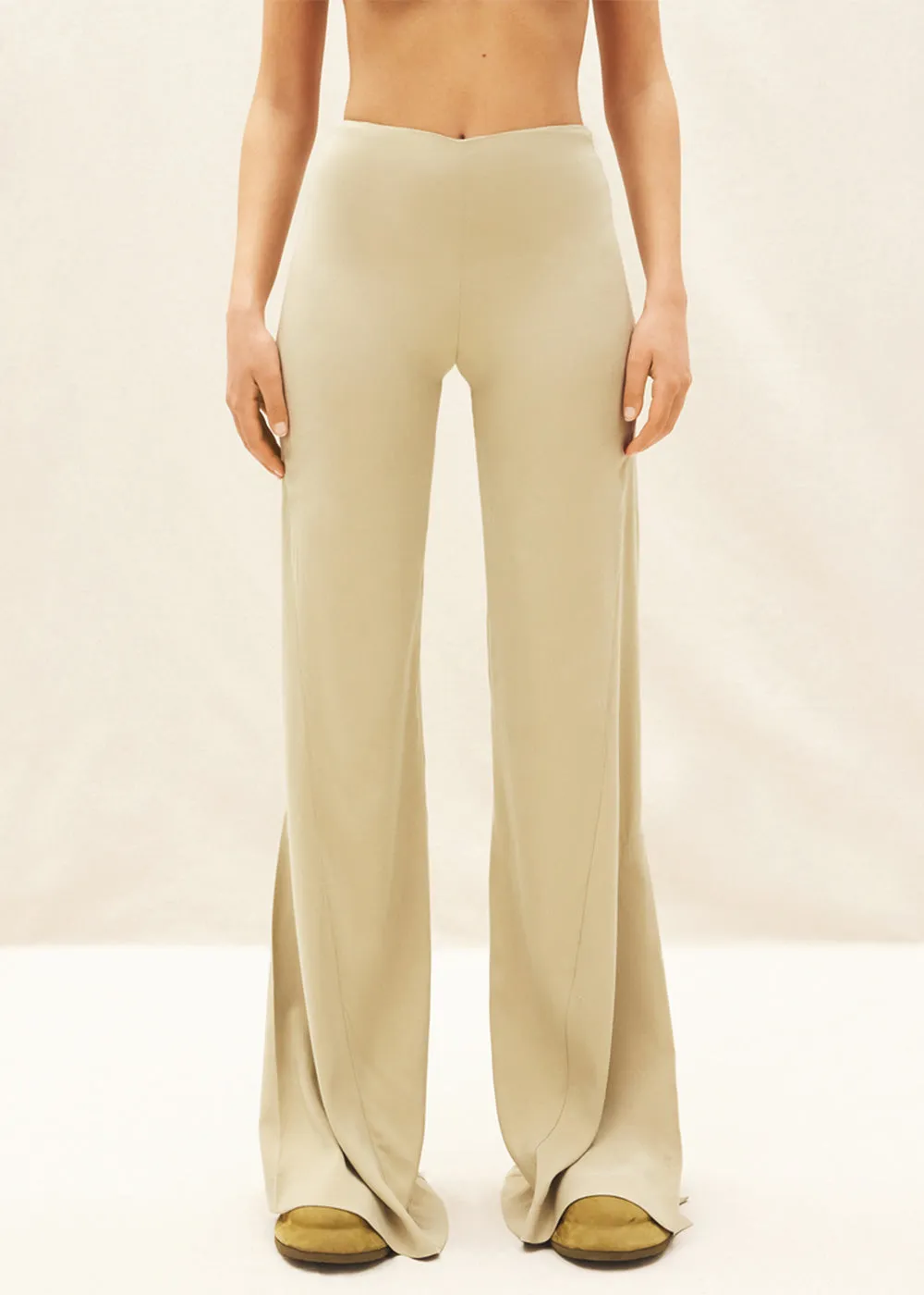 Beige 'Le Pantalon Soffio' Pants
