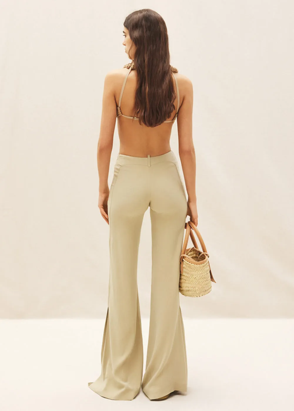 Beige 'Le Pantalon Soffio' Pants