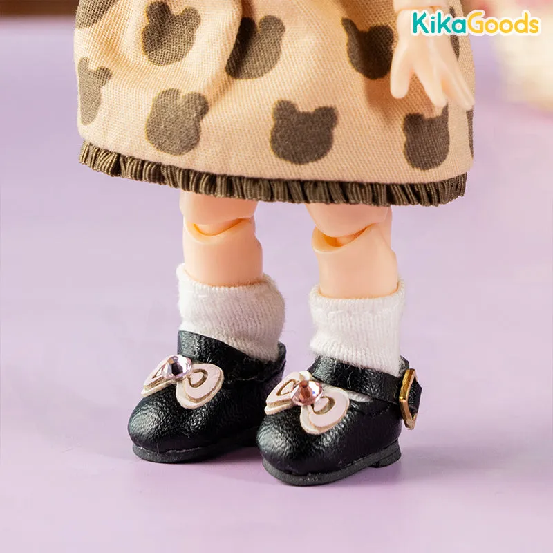Bowknot Shoes 1/12 BJD Figure Shoes Accessories