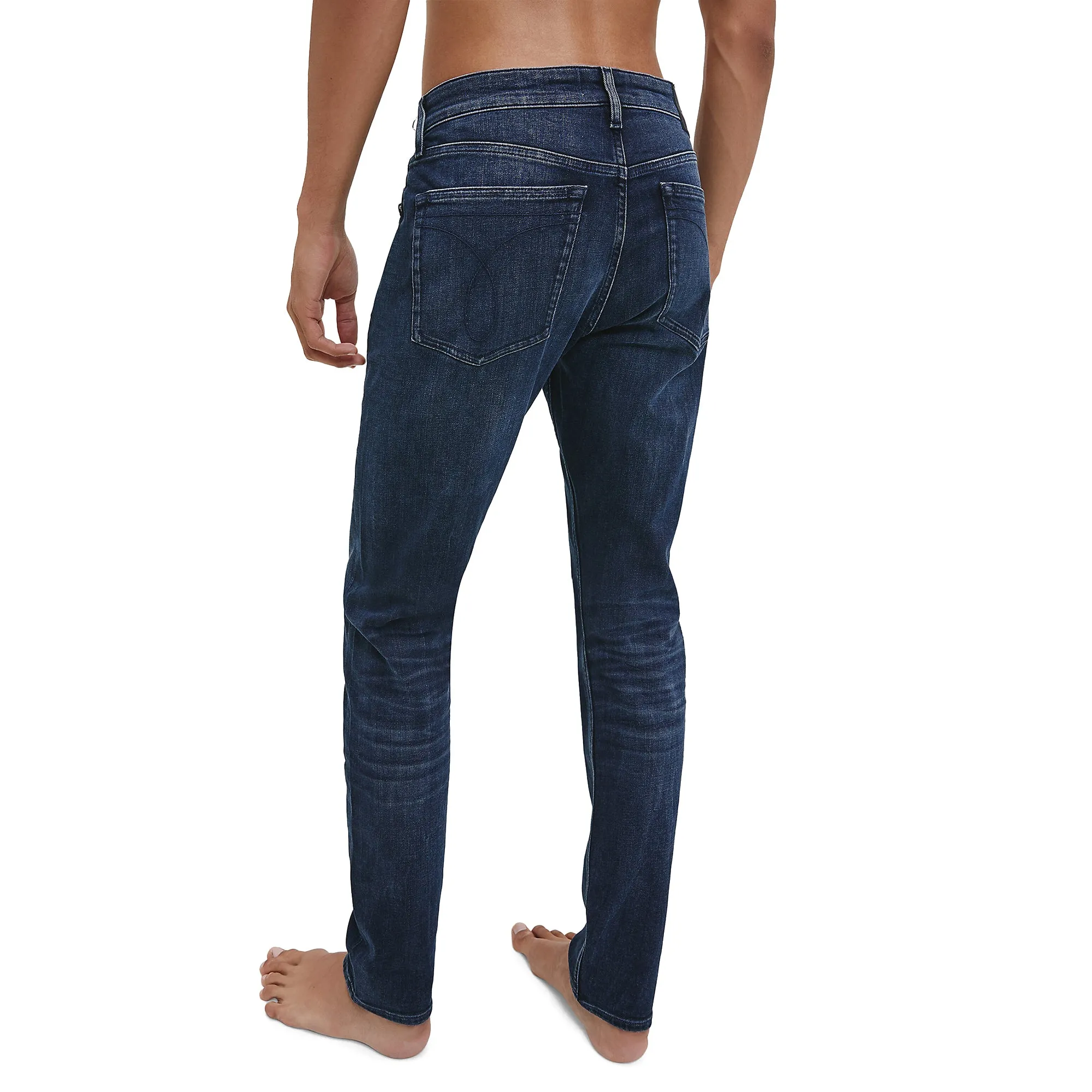 Calvin Klein Slim Tapered Jeans - Cobble Dark Denim
