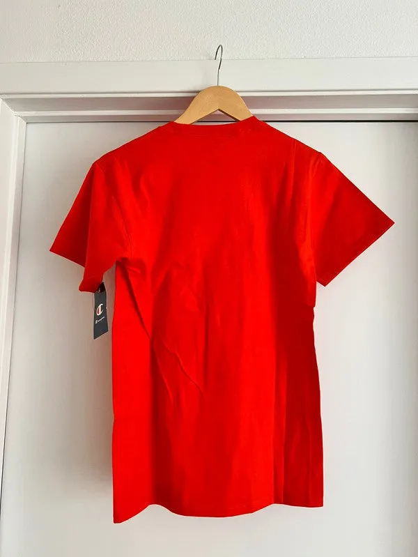Champion Classic Tee, Embroidered C Logo Spicy Orange T0223 5TQ