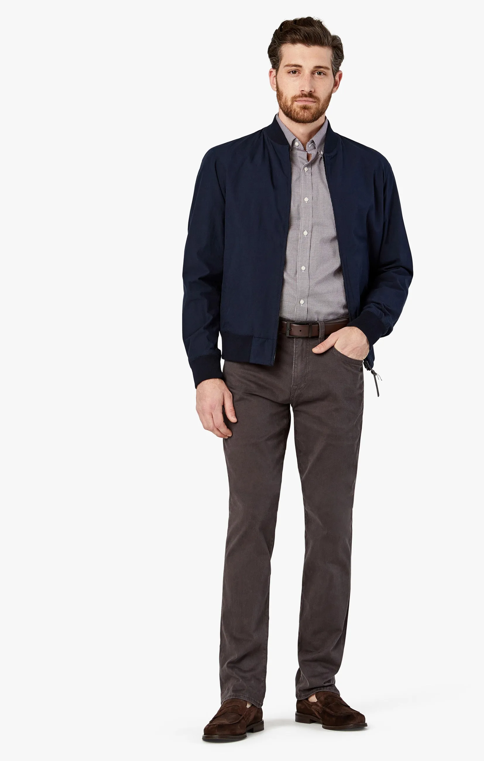 Charisma Relaxed Straight in Anthracite Twill