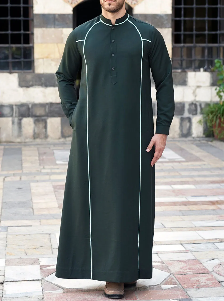 Curved Bias Trim Thobe