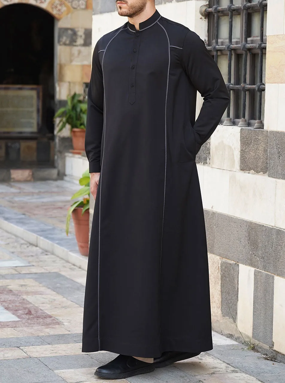 Curved Bias Trim Thobe