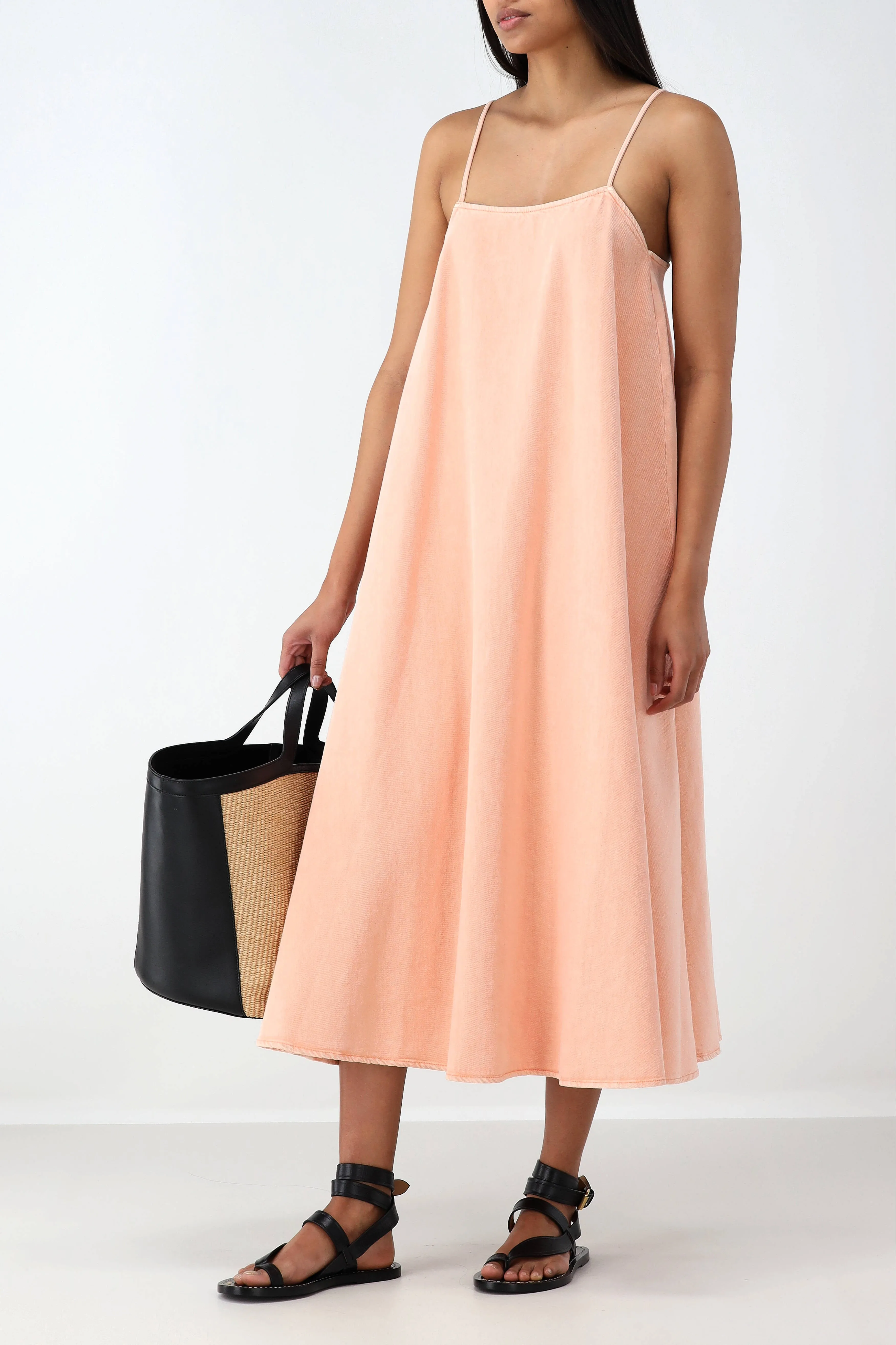Denim Kleid in Wild Rose