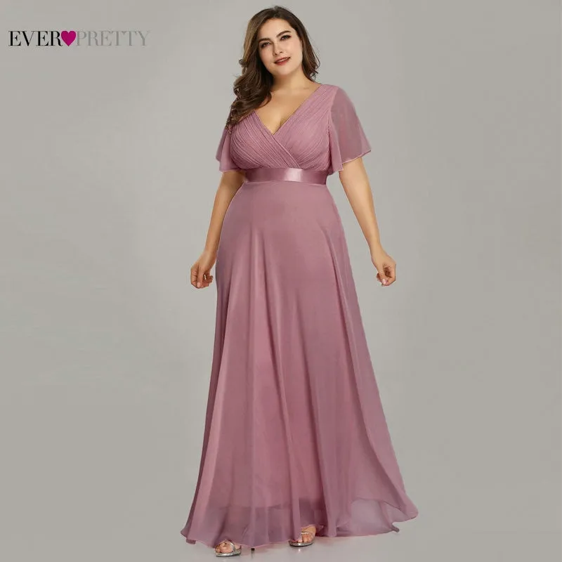 Elegant A Line Long Bridesmaid Dress