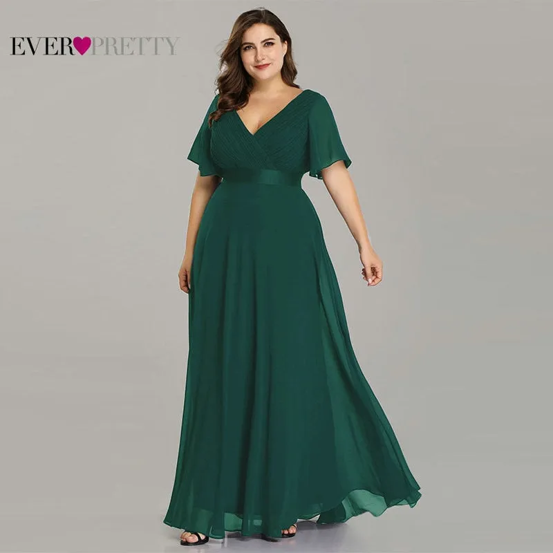 Elegant A Line Long Bridesmaid Dress