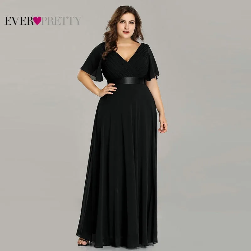 Elegant A Line Long Bridesmaid Dress