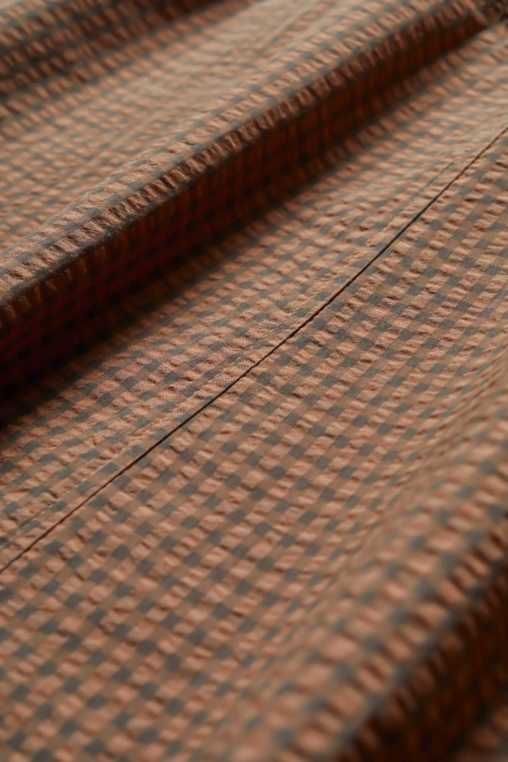 Elude Top Brown Gingham