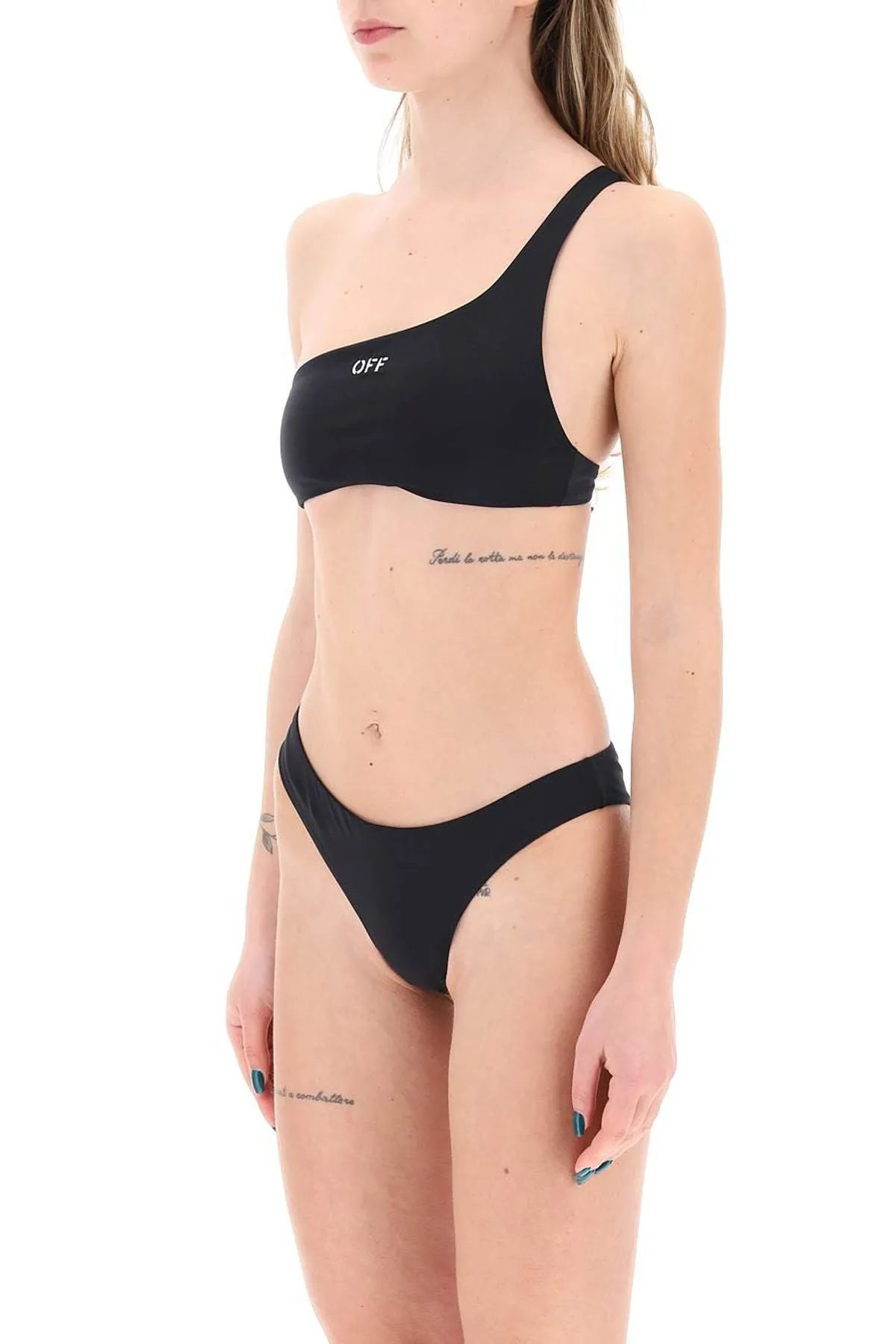Embroidered Logo Bikini Set With