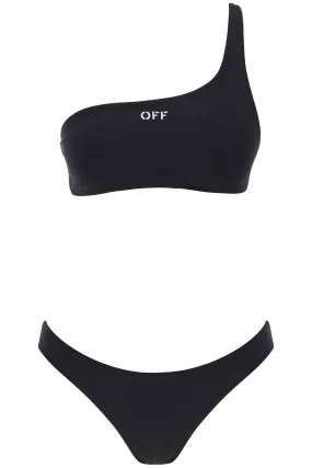 Embroidered Logo Bikini Set With