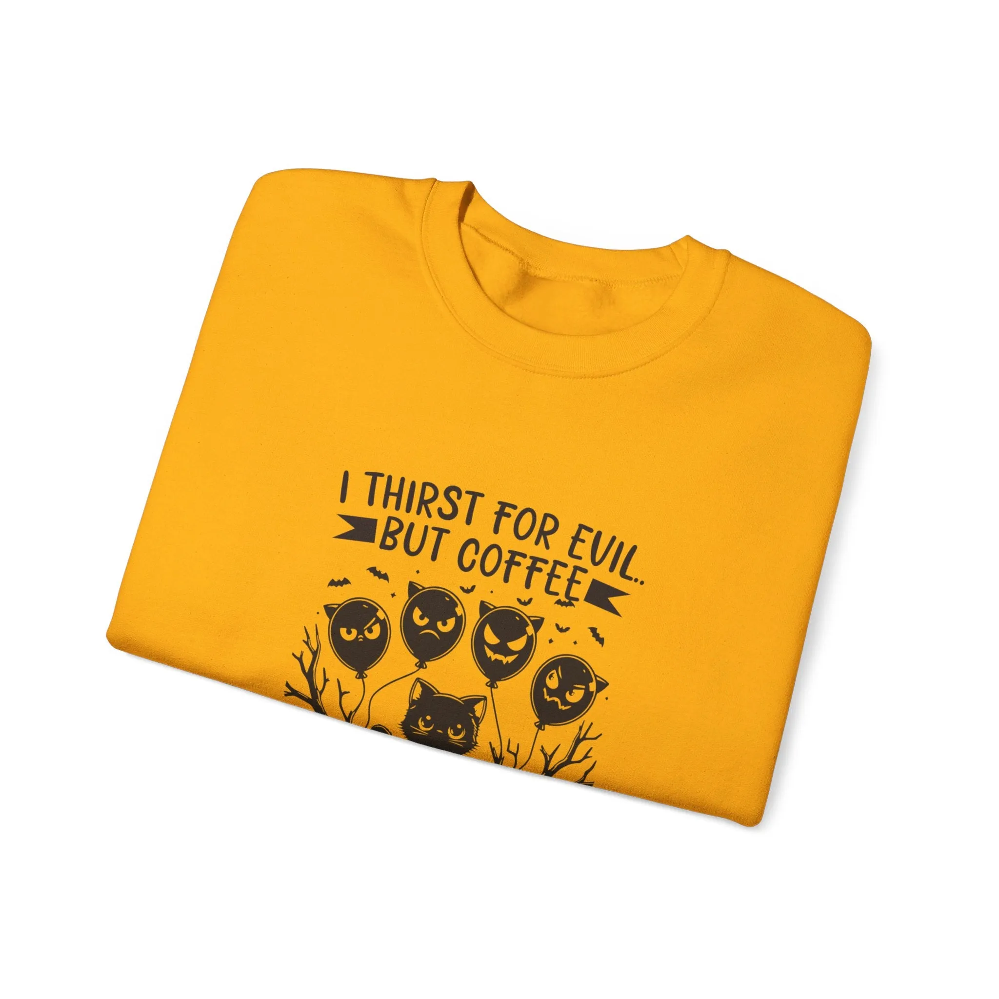 Evil Coffee Unisex Heavy Blend™ Crewneck Sweatshirt
