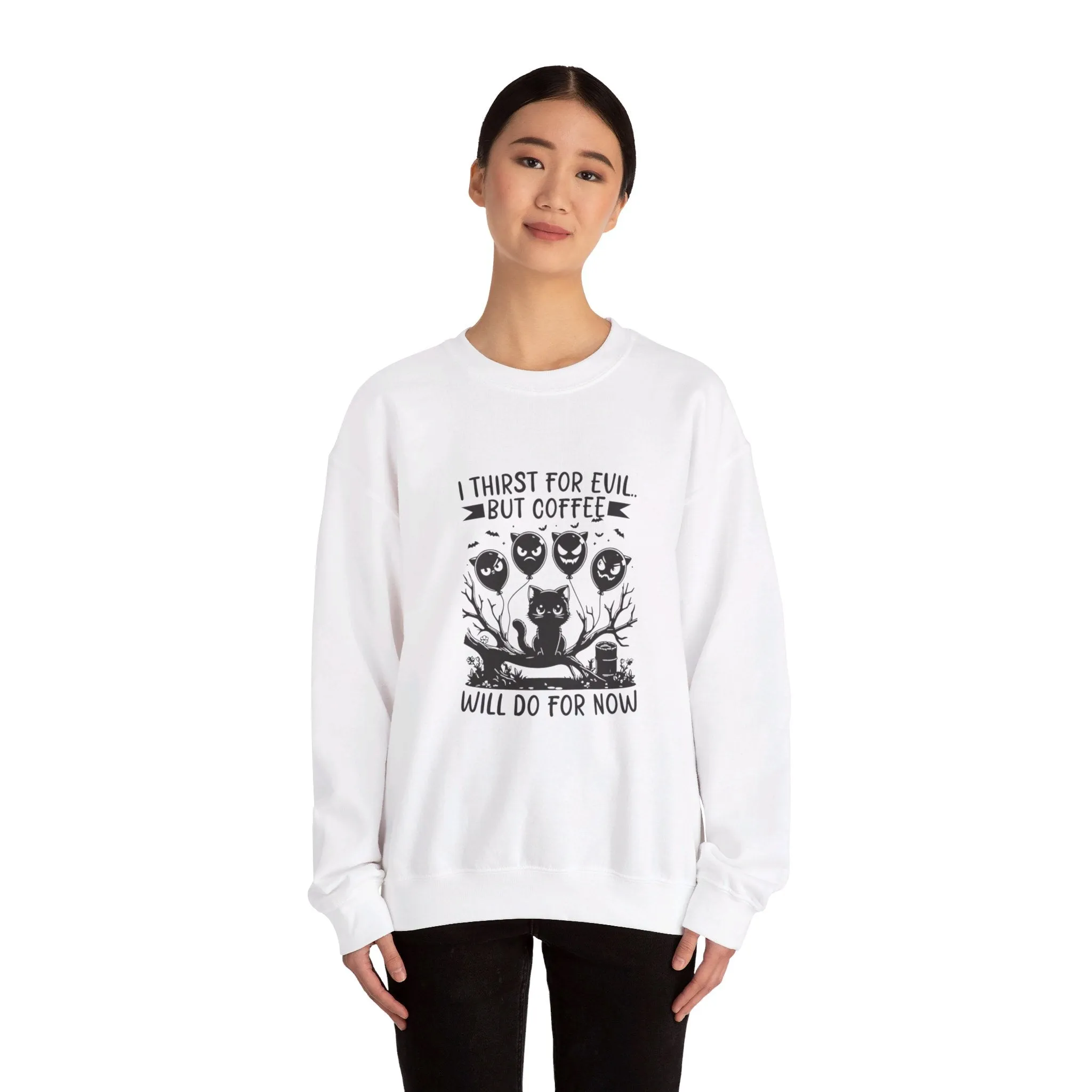 Evil Coffee Unisex Heavy Blend™ Crewneck Sweatshirt