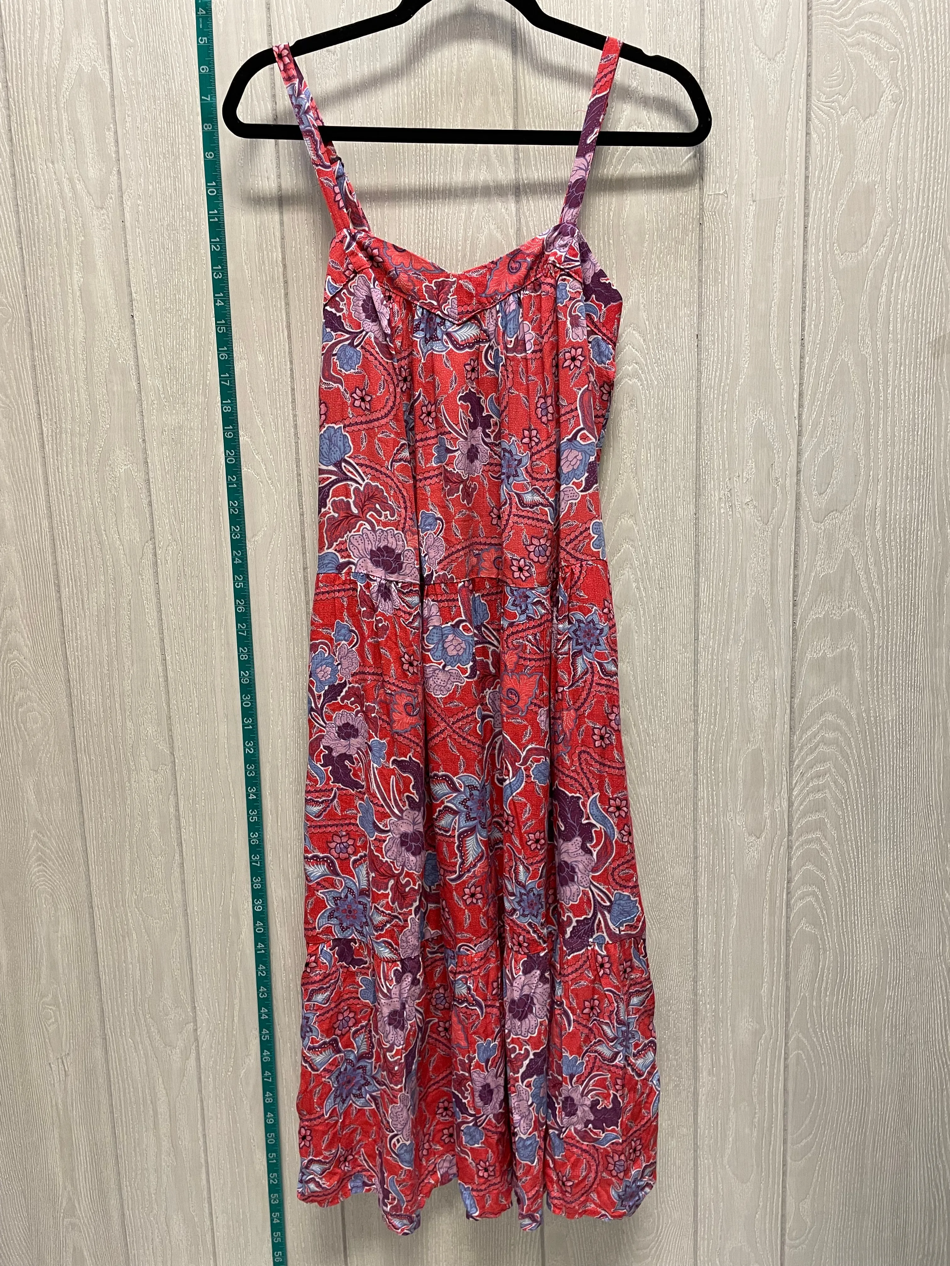 Floral Print Dress Casual Midi Knox Rose, Size Xs