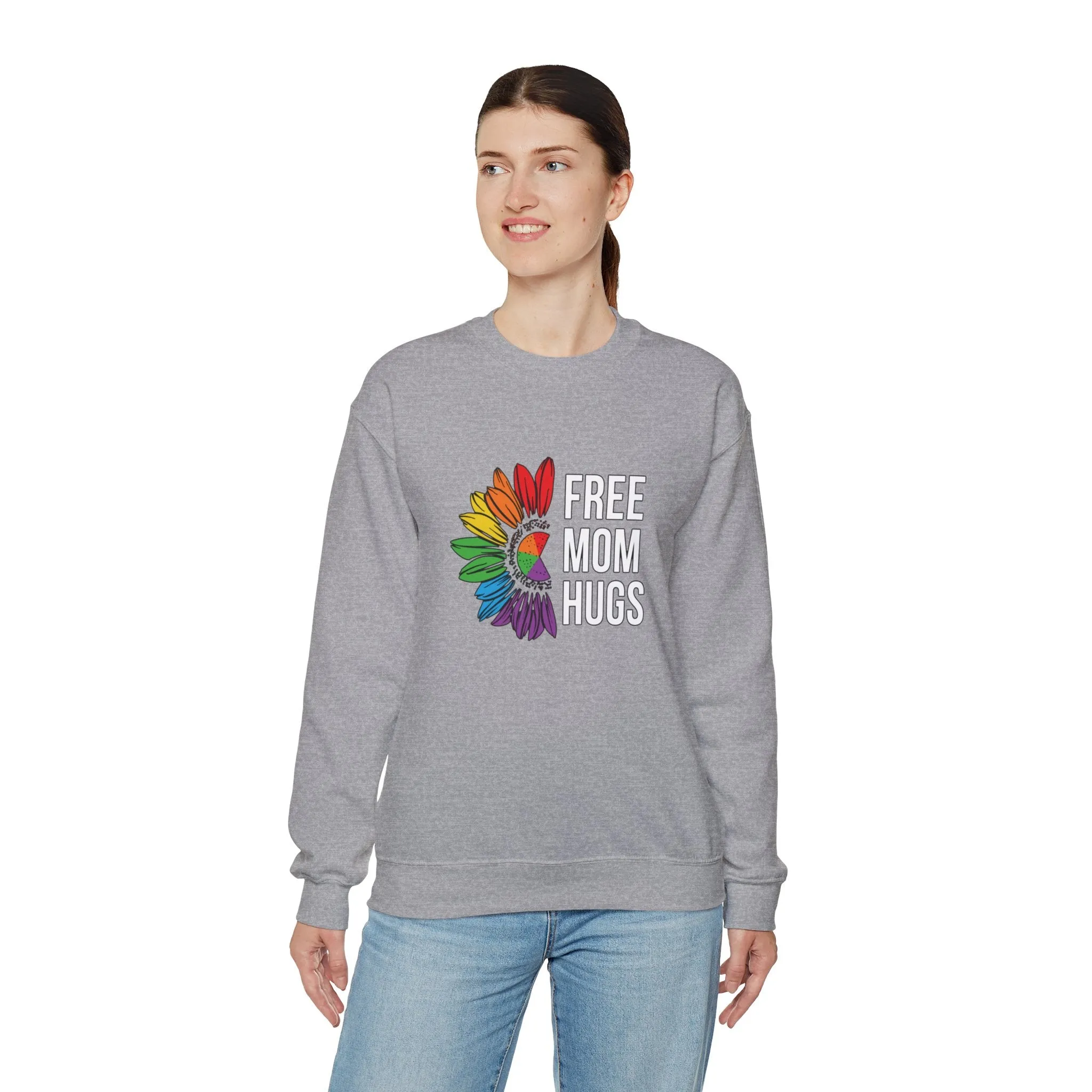 Free Mom Hugs Unisex Heavy Blend™ Crewneck Sweatshirt