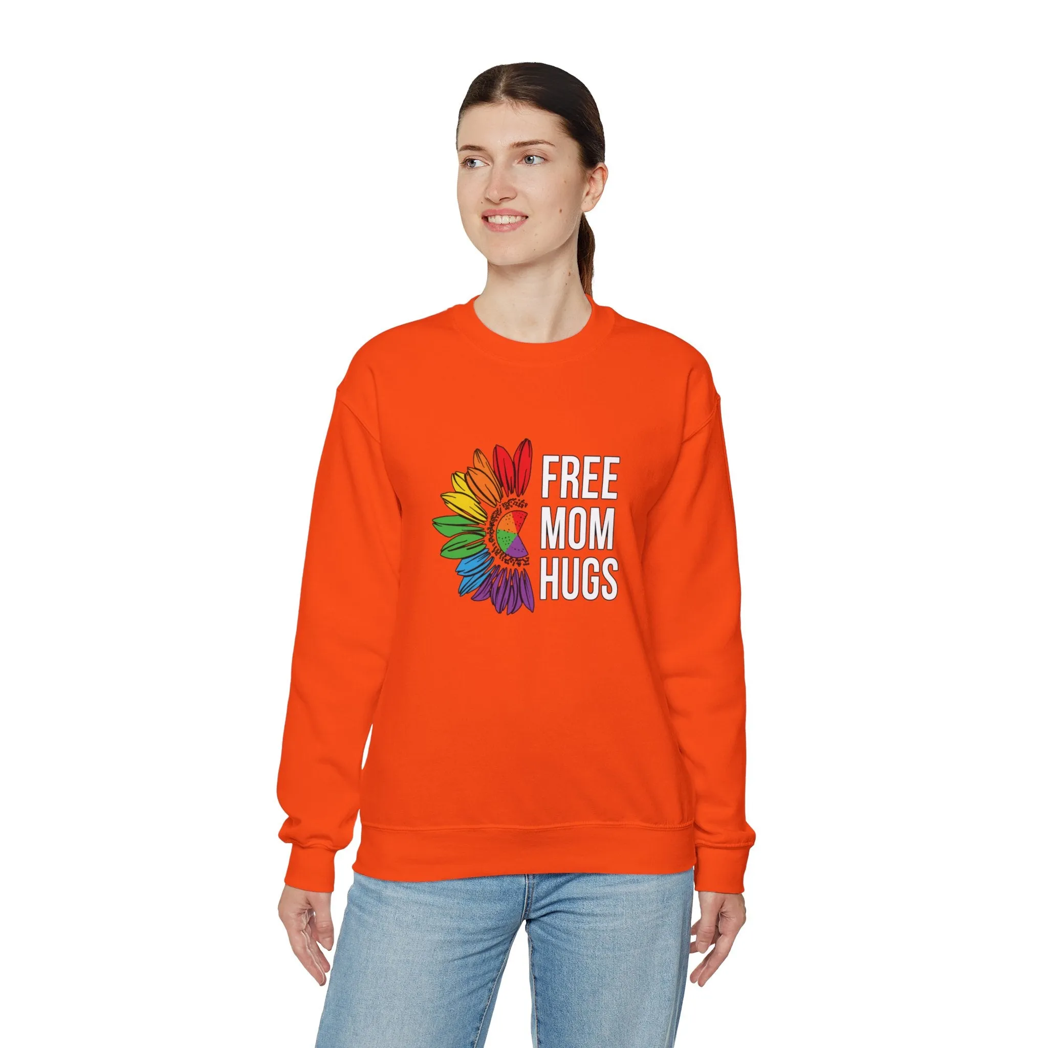 Free Mom Hugs Unisex Heavy Blend™ Crewneck Sweatshirt
