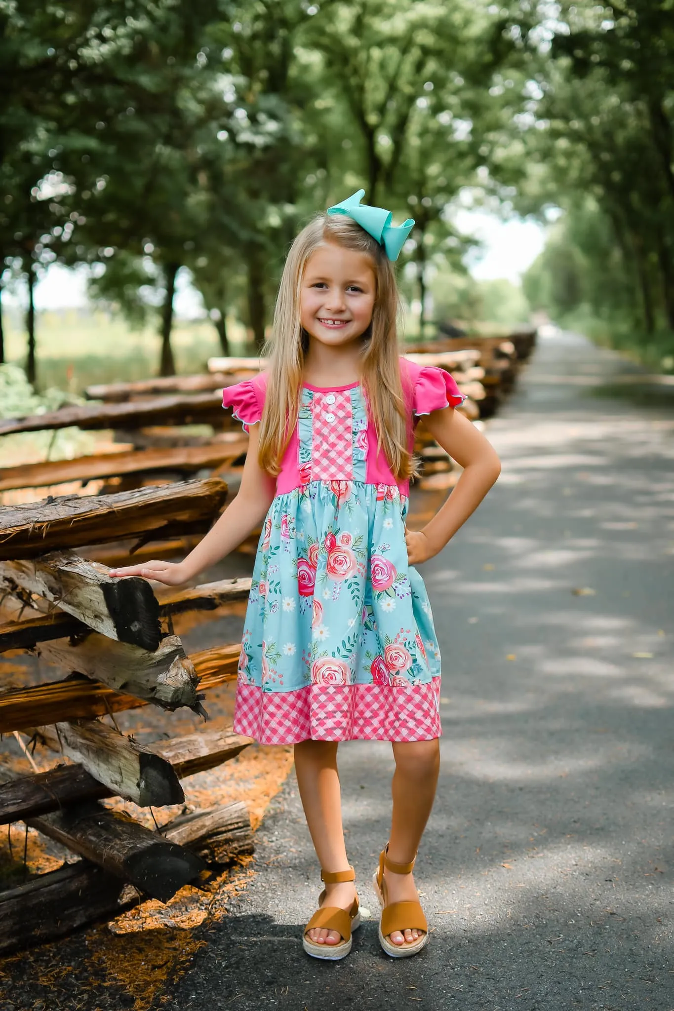 Gingham Garden Dress