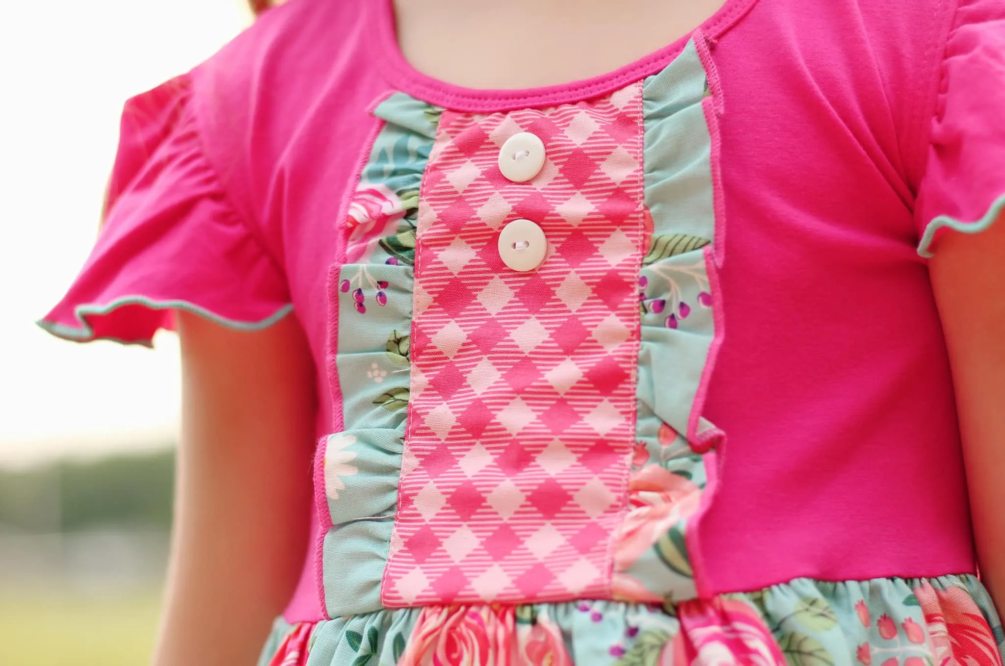 Gingham Garden Dress