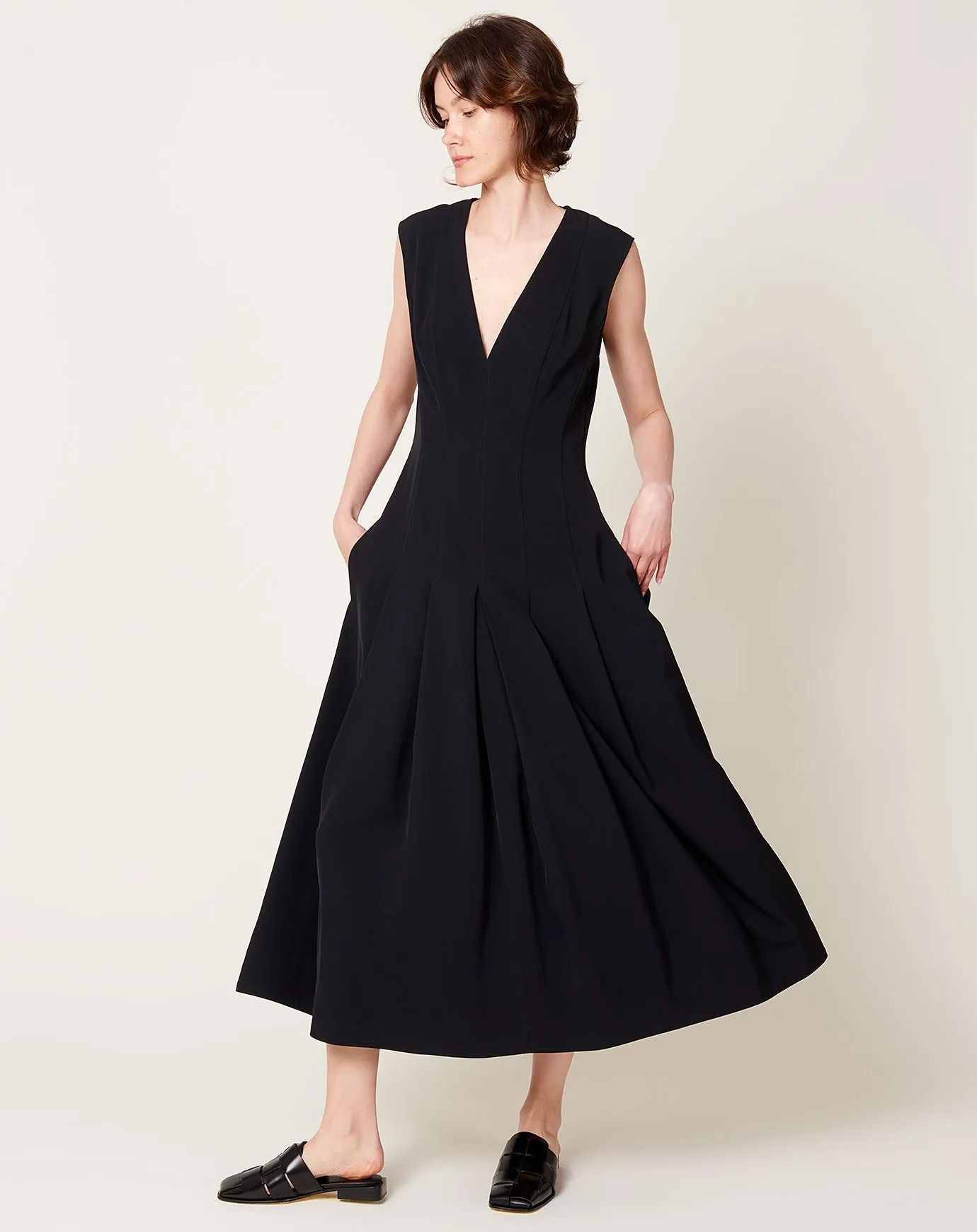 Joey Tennis Dress in Black