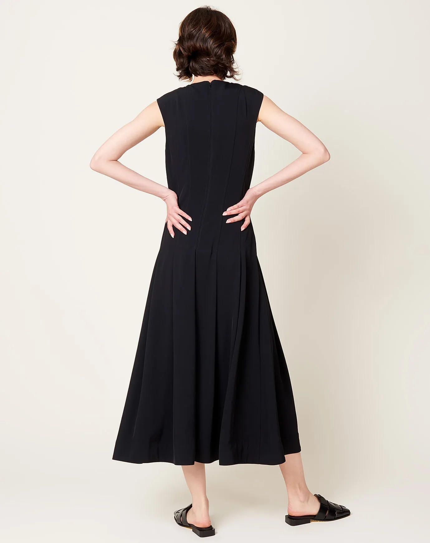 Joey Tennis Dress in Black