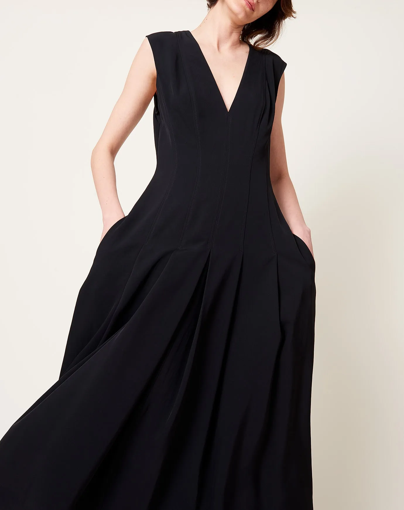 Joey Tennis Dress in Black