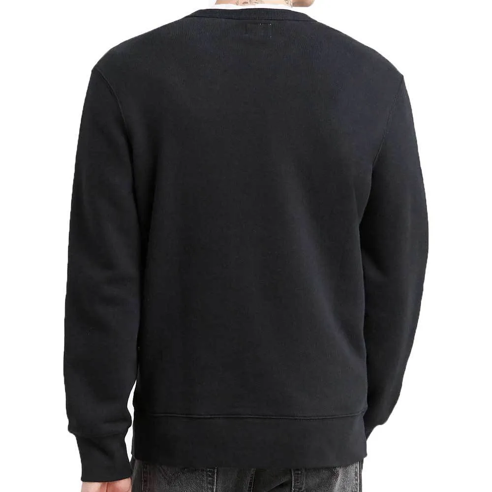 LEVI ́S Men Graphic Crew B Logo Ssnl Black Sweatshirts