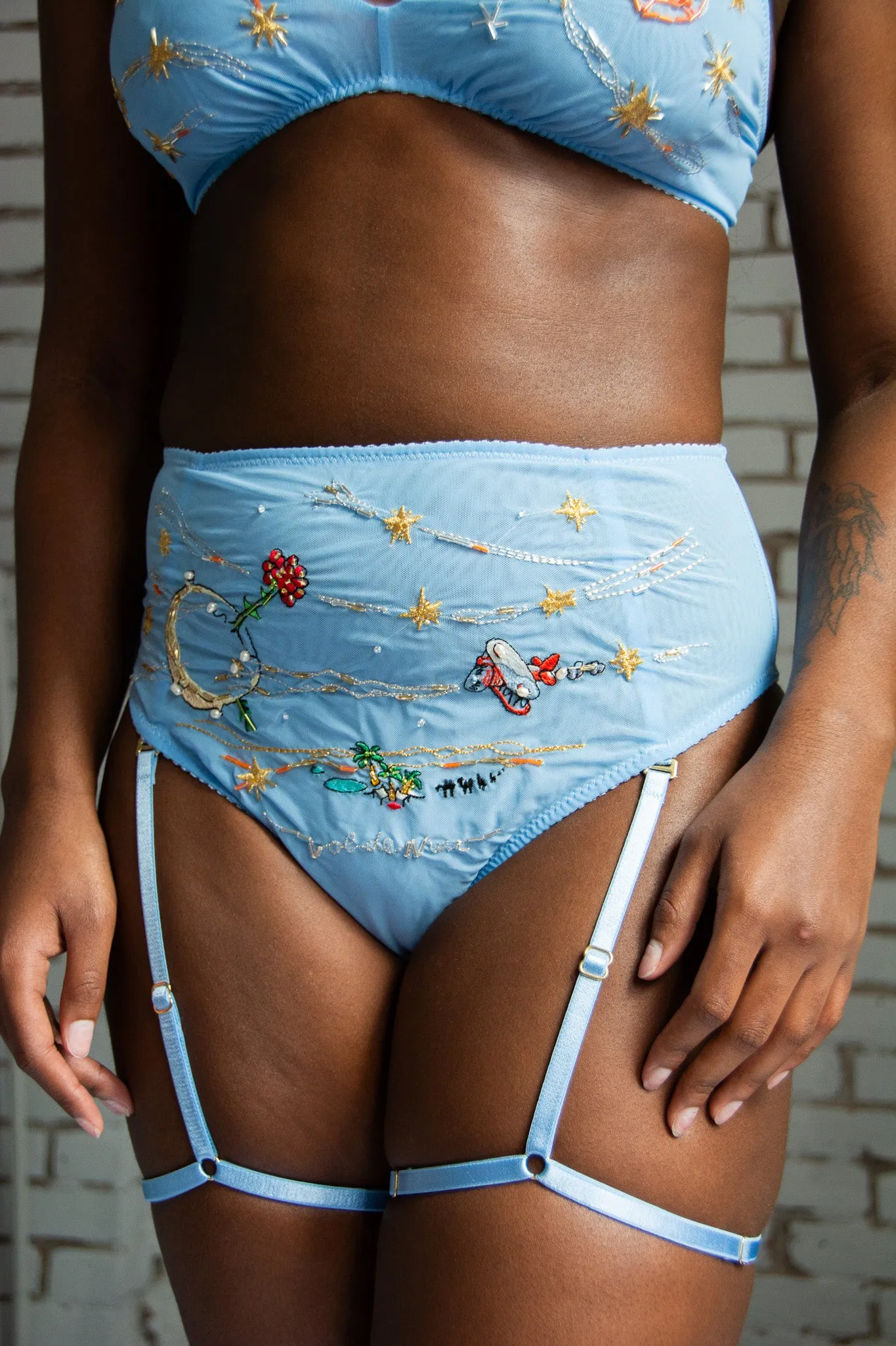 Love and Swans Le Petit Prince High Waist Knicker