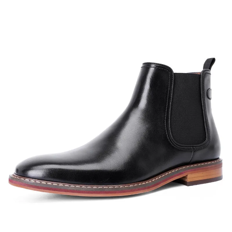 Men's Genuine Leather Chelsea Dress Boots