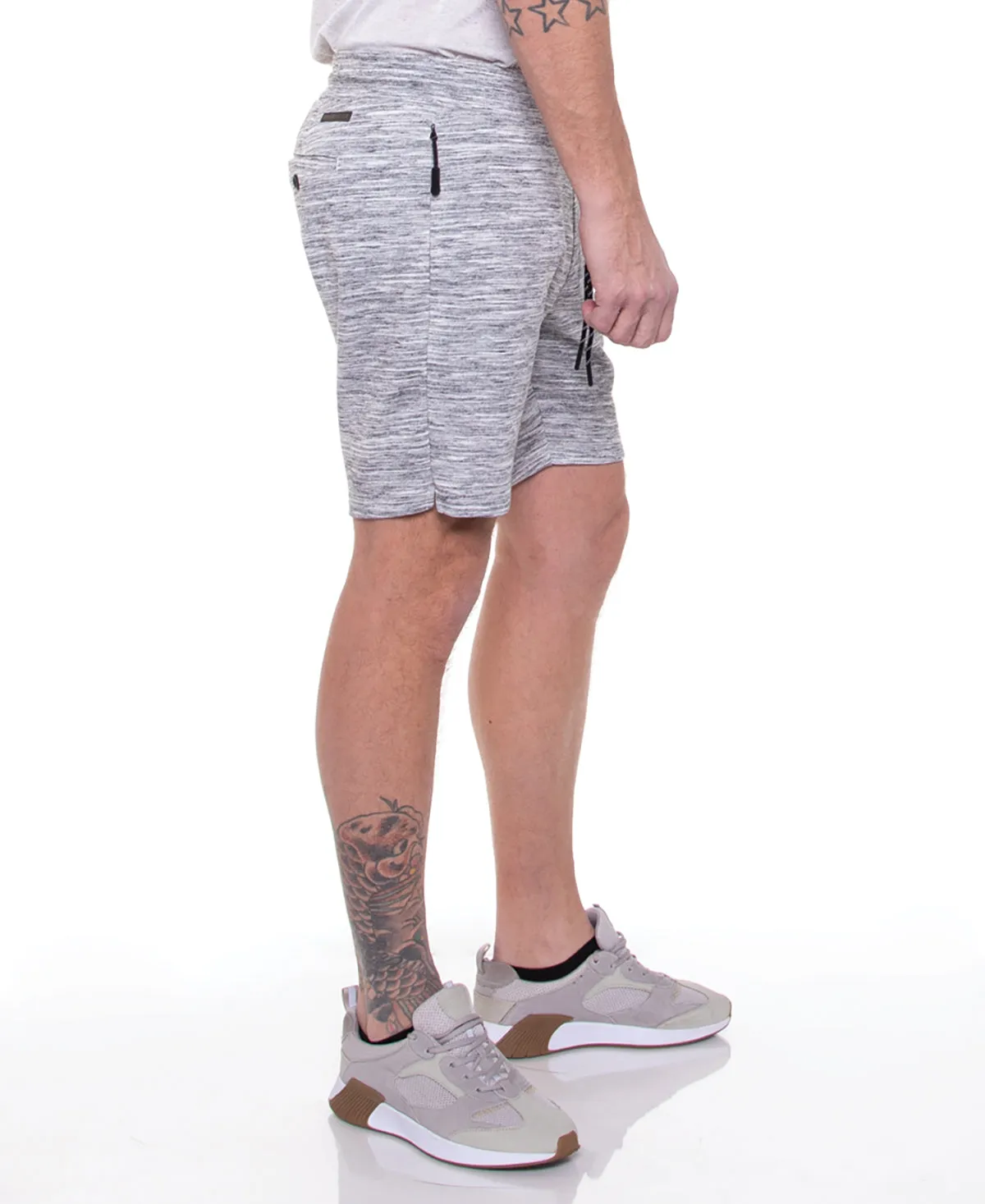 Miko Stretch Knit Shorts (Ash)