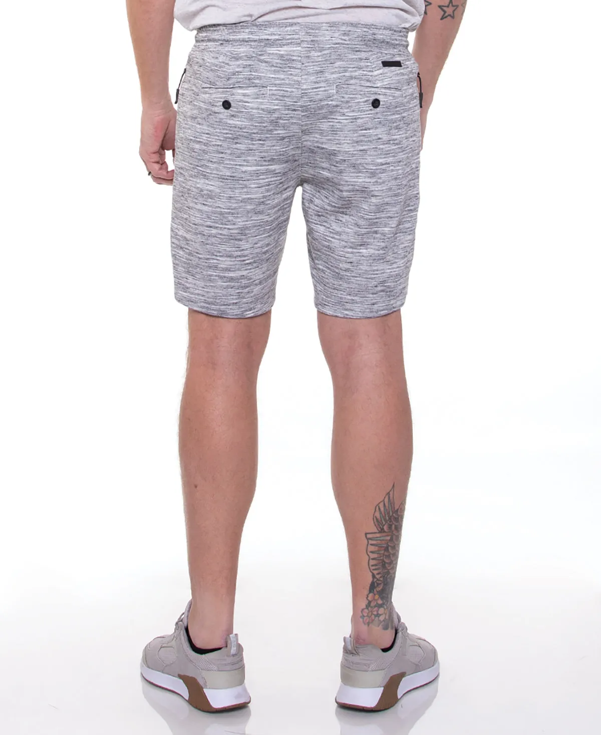 Miko Stretch Knit Shorts (Ash)