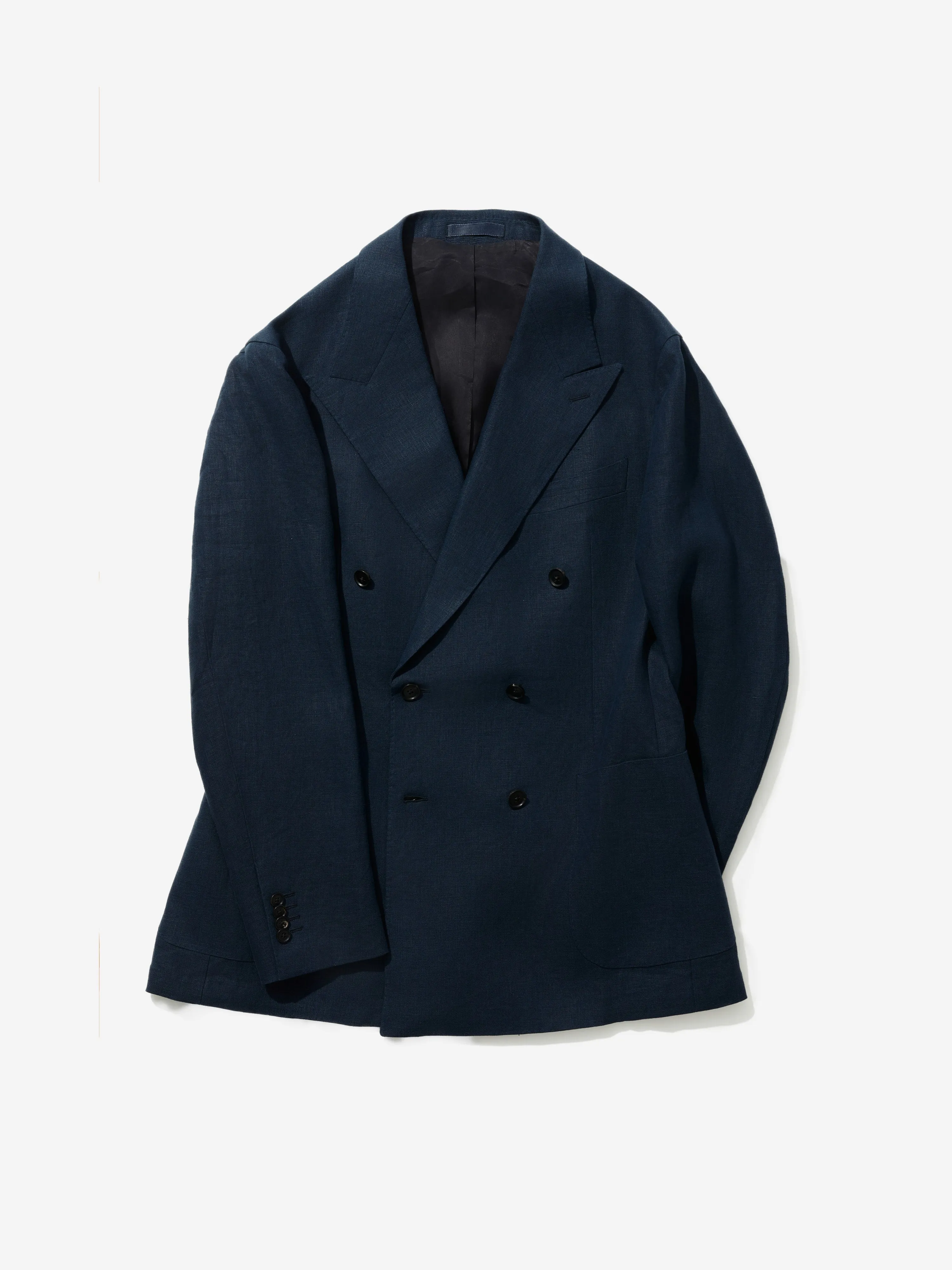 Navy Blue Linen Suit (DB)