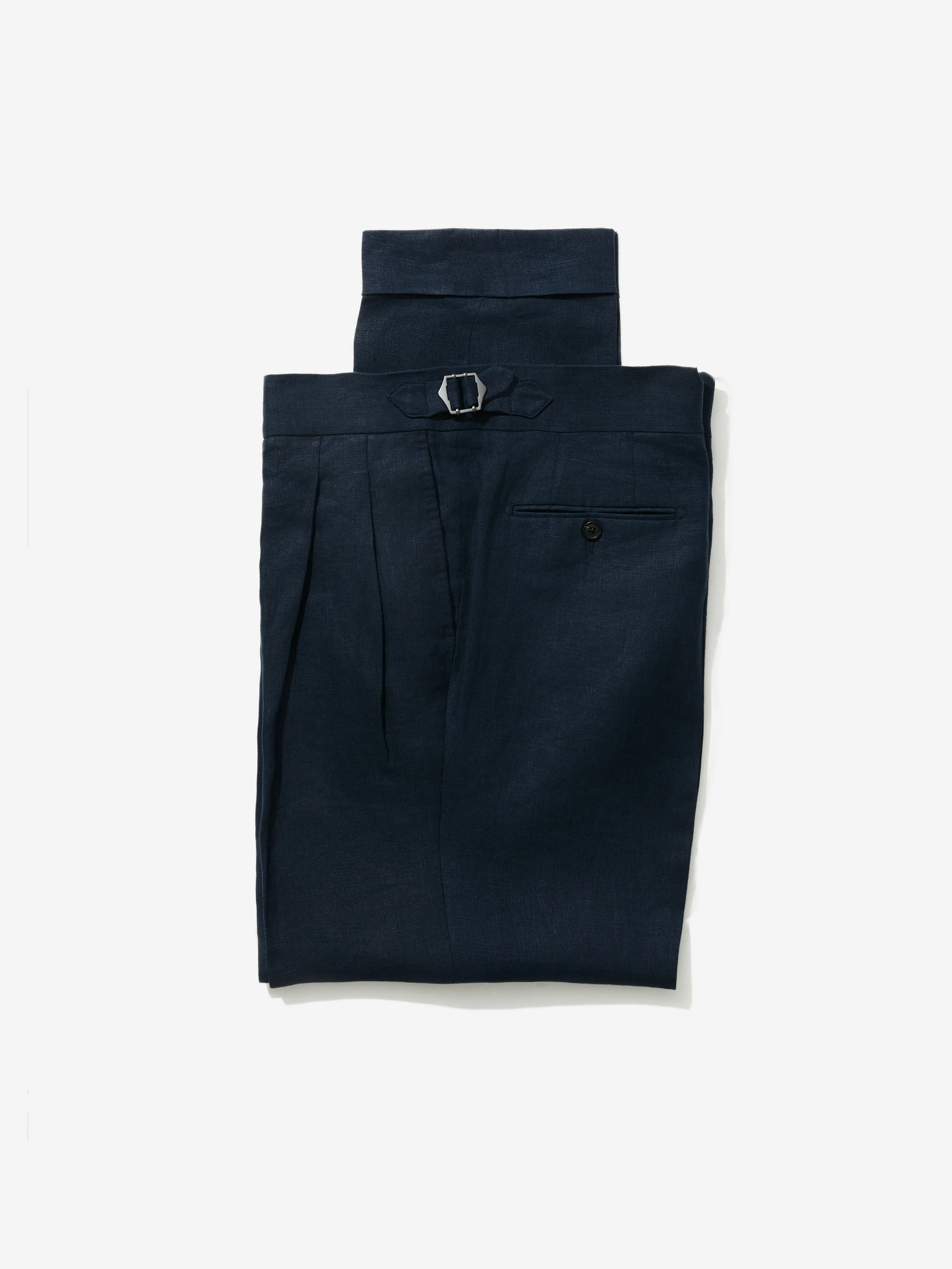 Navy Blue Linen Suit (DB)
