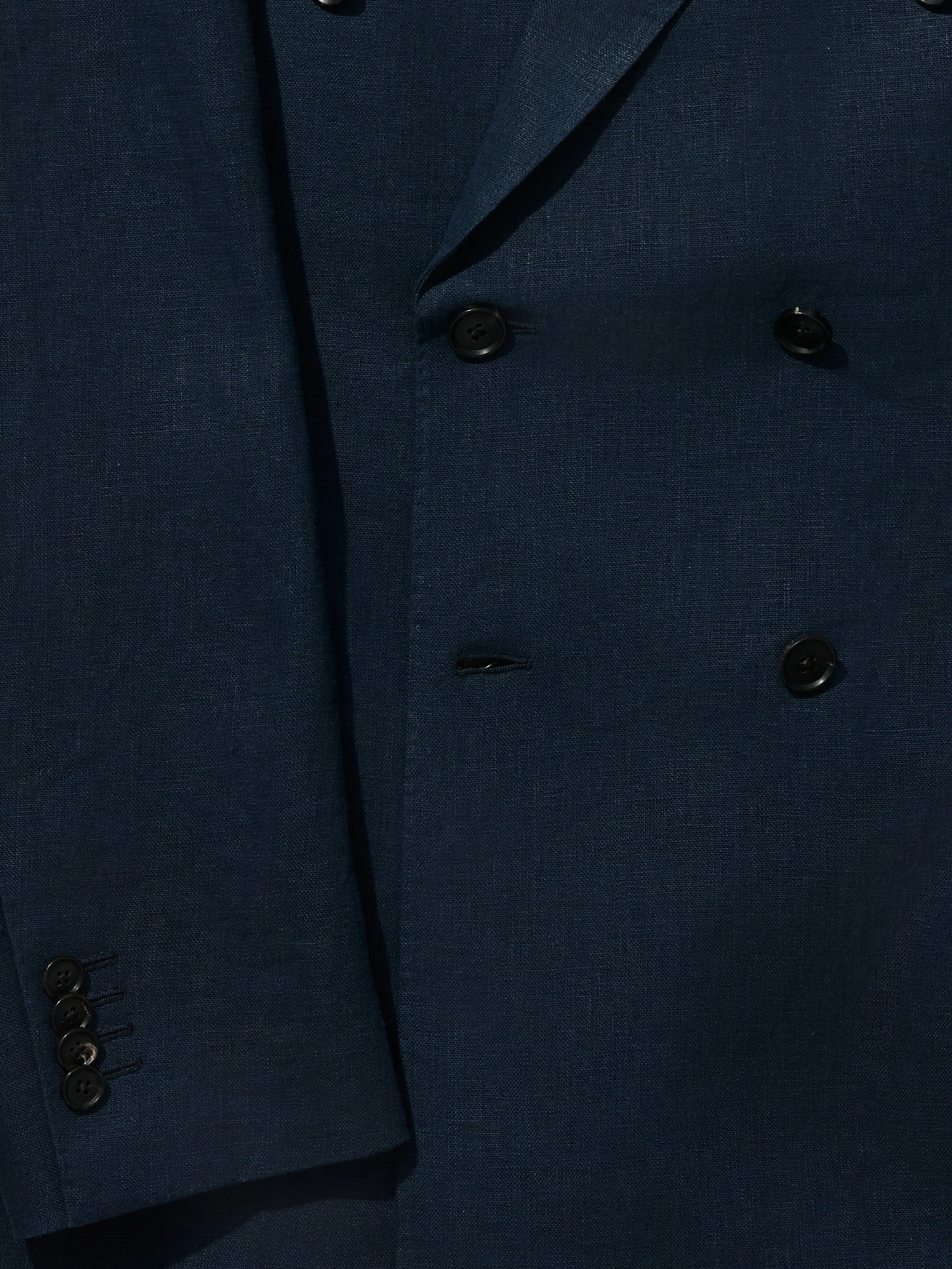 Navy Blue Linen Suit (DB)