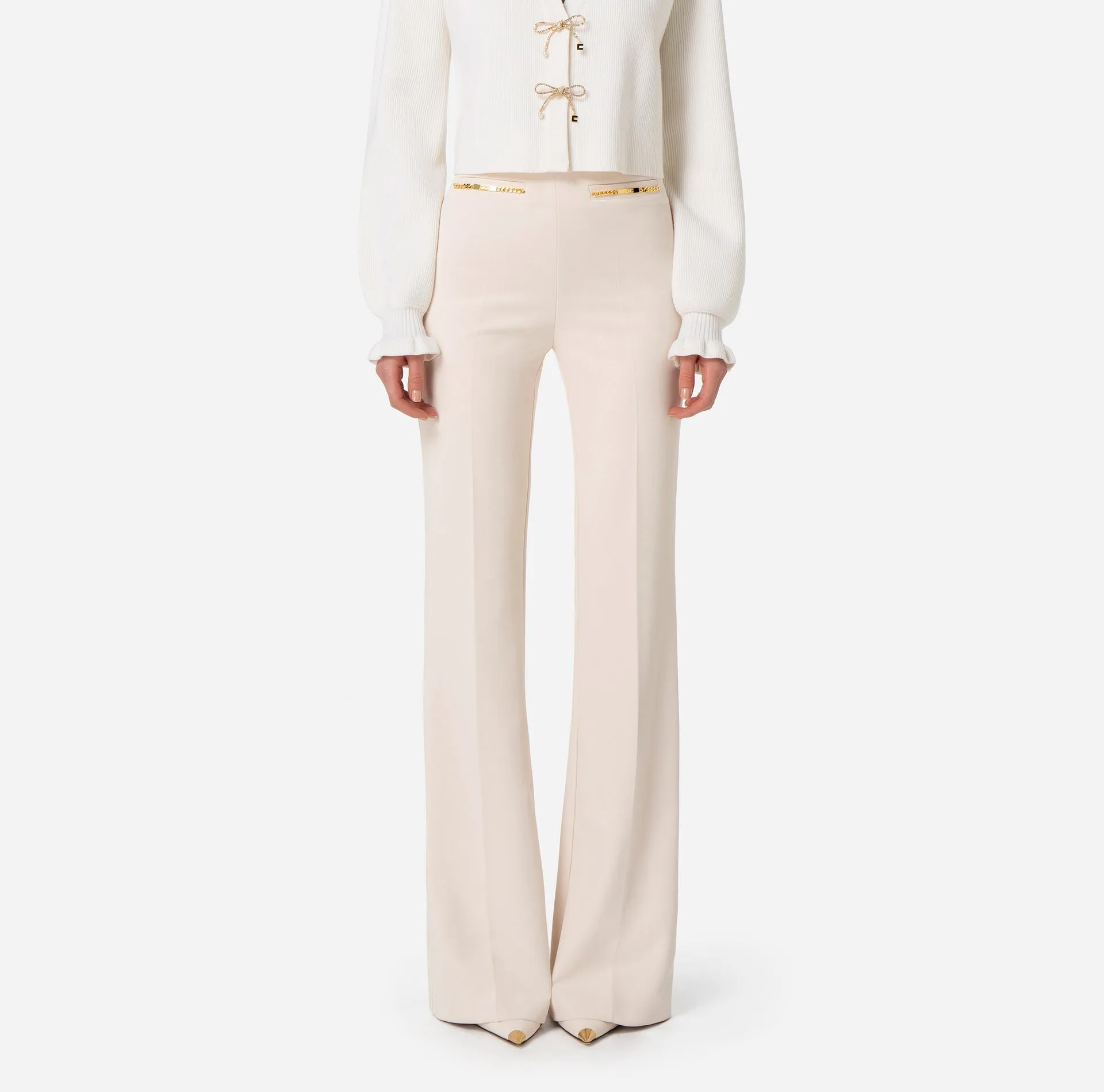 PA01436E2 Palazzo crepe trouser