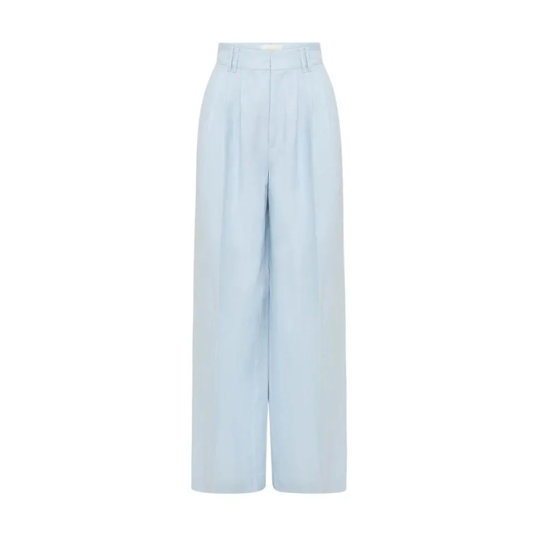 POSSE Parker Trouser, Silver Blue