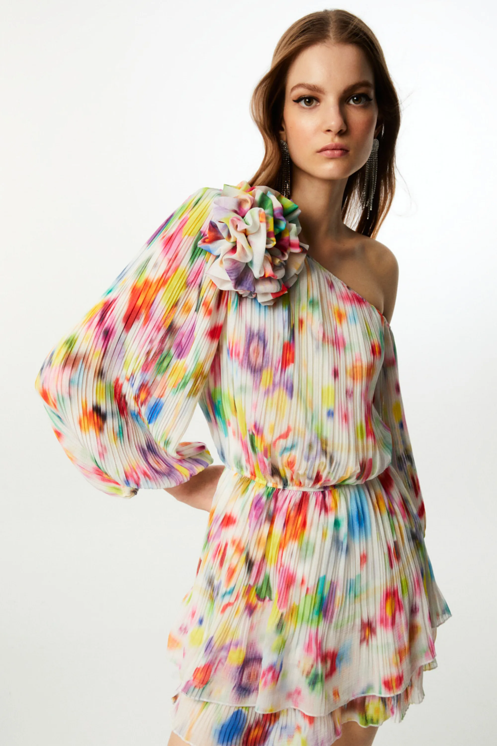 Printed Flowy Dress