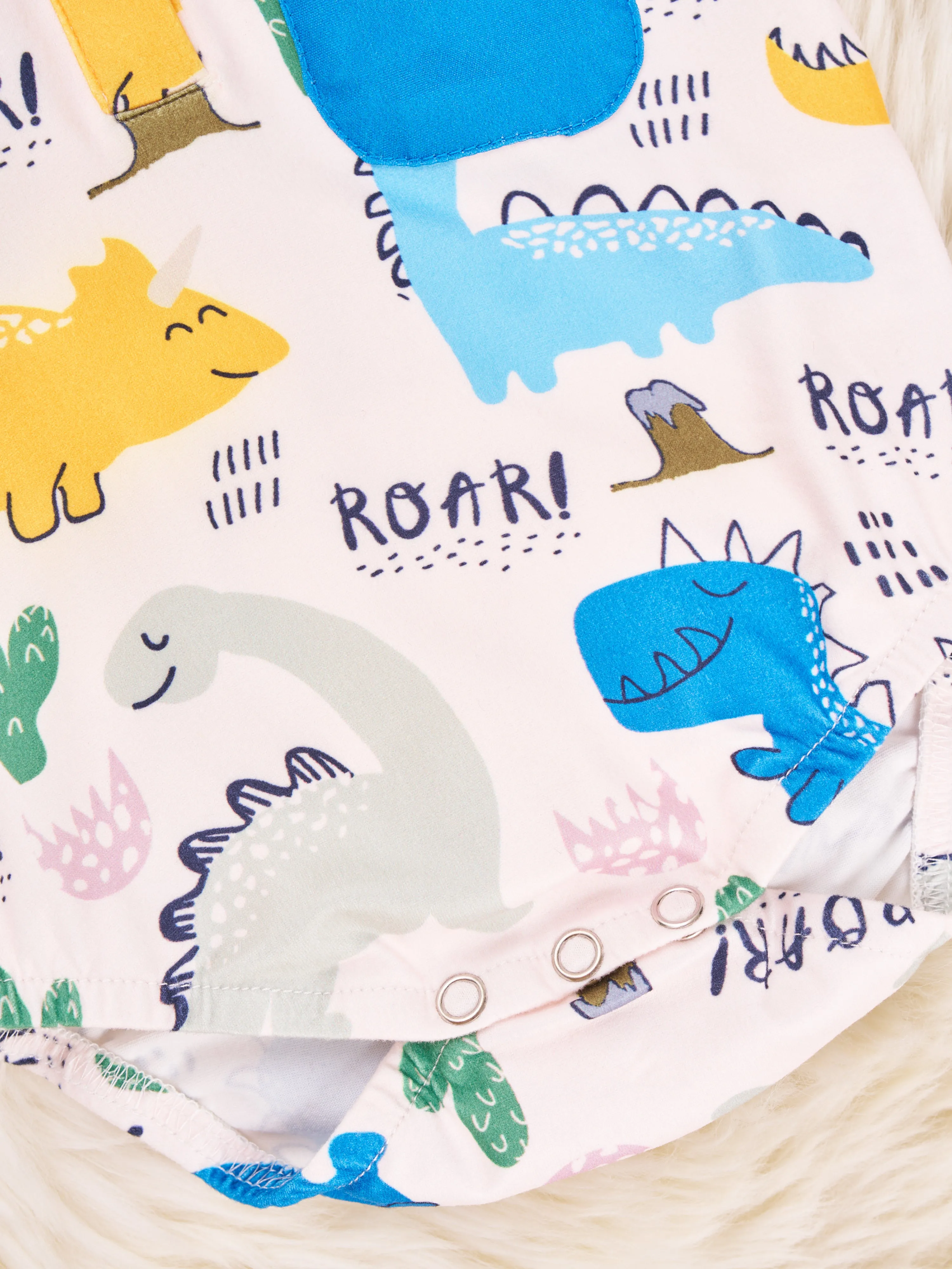 "ROAR" Dino Polo Romper