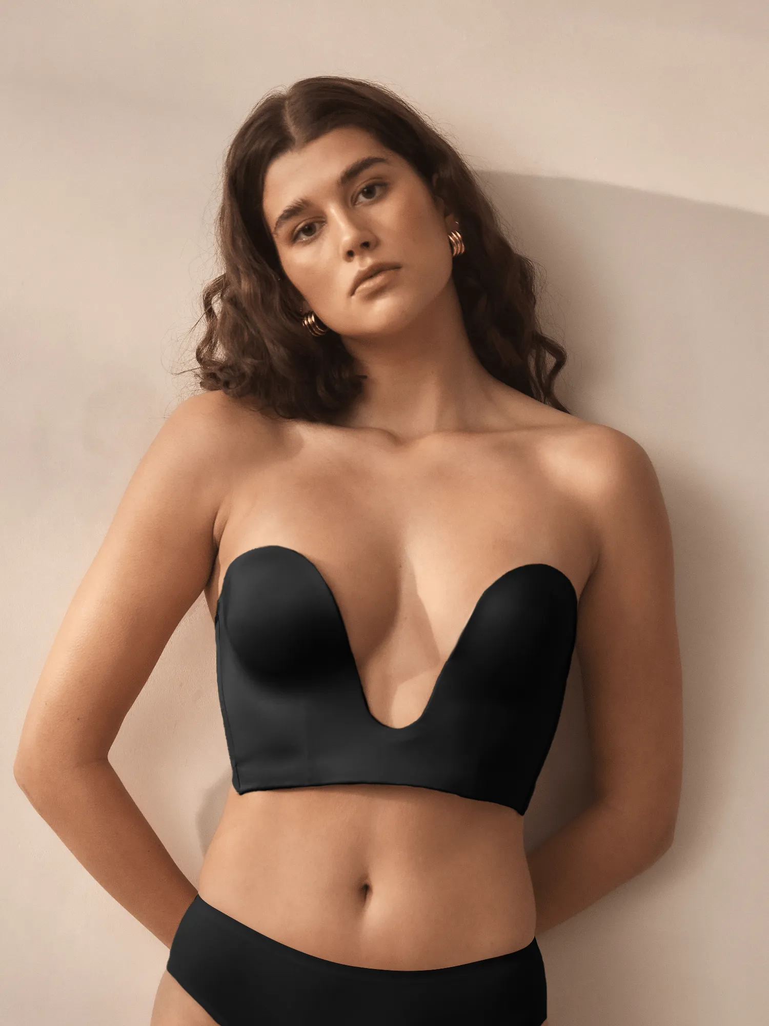 Refined Strapless Plunge Bustier - RL029A
