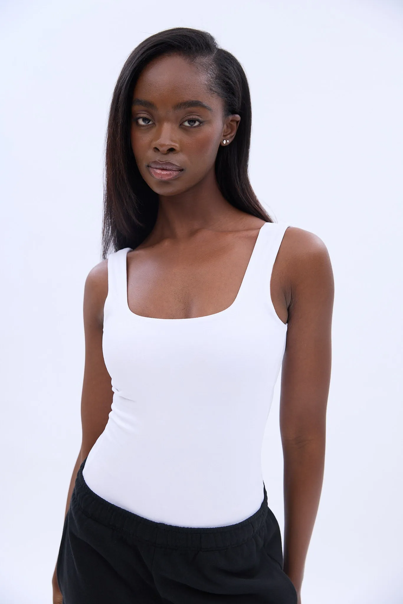 Square Neck Tank Bodysuit