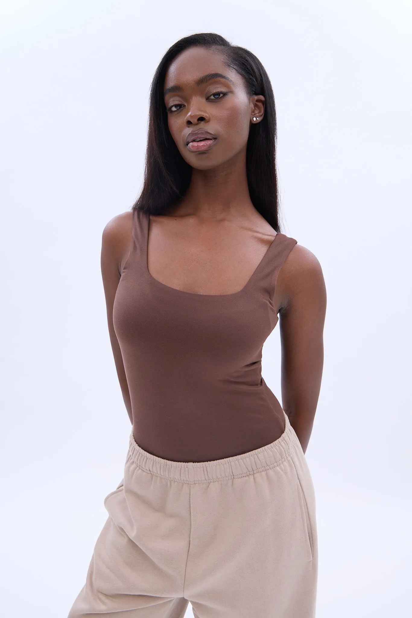 Square Neck Tank Bodysuit