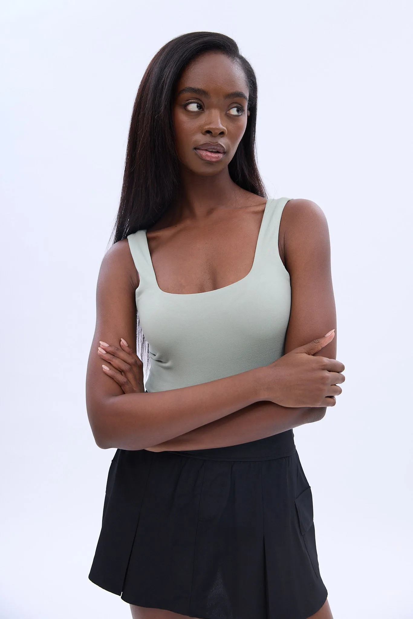 Square Neck Tank Bodysuit