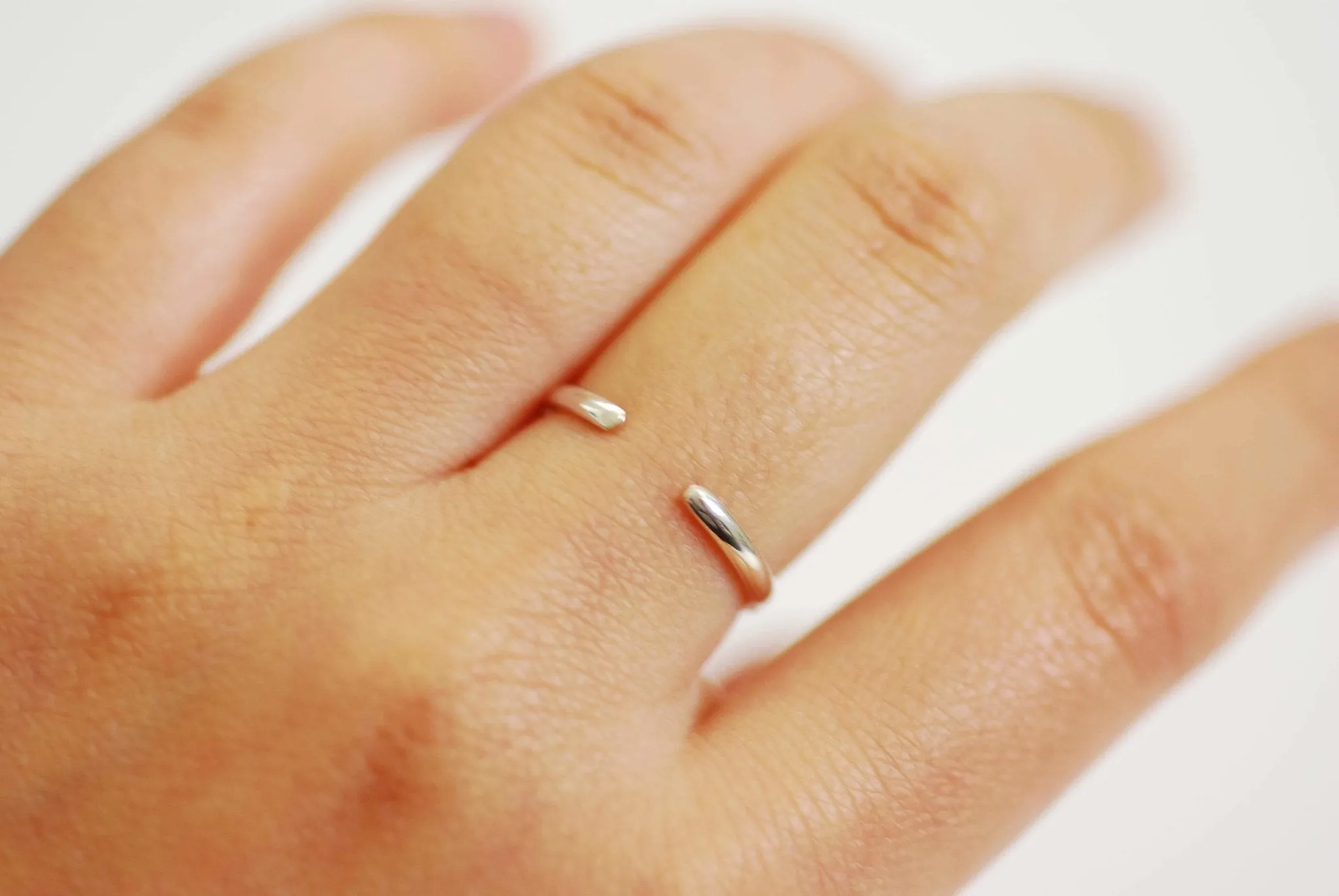 Wholesale Minimalist Thin Ring Band, Adjustable Ring, Choose Sterling Silver, Gold, Rose Gold, Wedding Band Ring, Simple Everyday Ring, Open Ring,