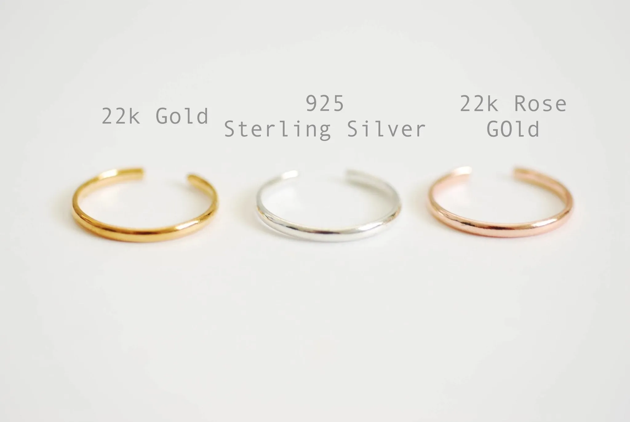 Wholesale Minimalist Thin Ring Band, Adjustable Ring, Choose Sterling Silver, Gold, Rose Gold, Wedding Band Ring, Simple Everyday Ring, Open Ring,